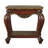 Honey Oak End Table With Bottom Shelf