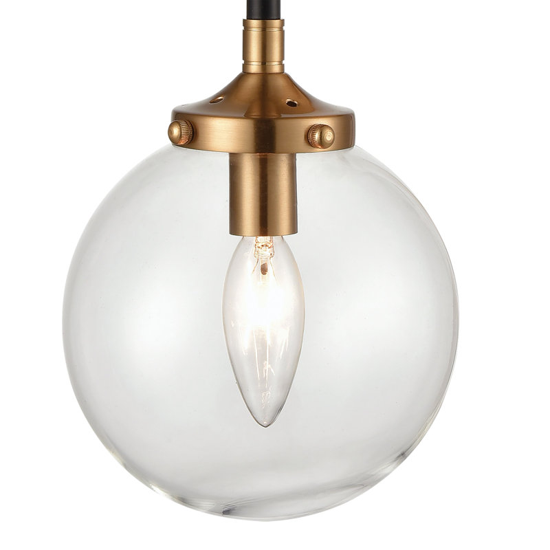 Lueras 21'' High 2-Light Sconce - Matte Black with Antique Gold