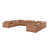 Cognac Genuine Leather