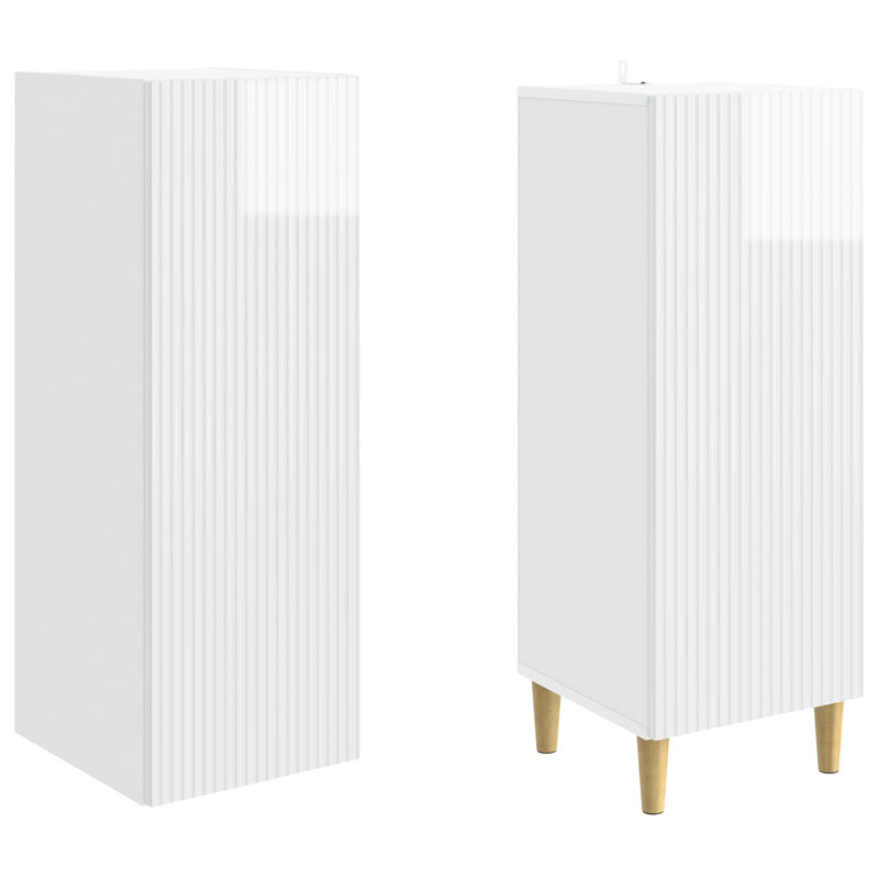 Storage Cabinet, High Gloss White