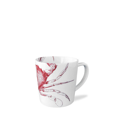 Crab Handmade Porcelain Coffee Mug