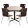 36'' L Round Breakroom Table and Chair Set