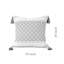 Housse de coussin en coton mélangé à carreaux-126122015