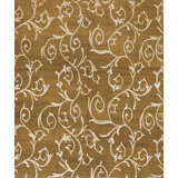 Himalayan Floral Area Rug in Brown