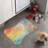 Technicolor Sky - 1 Piece Bone Shape Feeding Mat-101344815