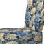 Blue And White Blooming Floral Pattern - Upholstered Cottage Accent Side Chair