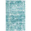 Tapis contemporain turquoise / bleu clair Aimeeleigh-2105855457