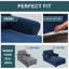 Housse pour chaise longue en treillis extensible