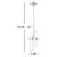 Saedi 1-Light Dimmable LED Single Pendant-775995635