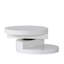 Petite table basse pivotante modulaire circulaire