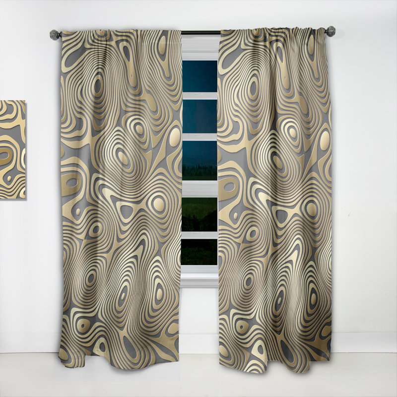 Velvet Room Darkening Single Curtain Panel, 26" W x 84" L