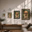 Labrador's Gentle Gaze Modern - Framed Print-2038650235-2038650233