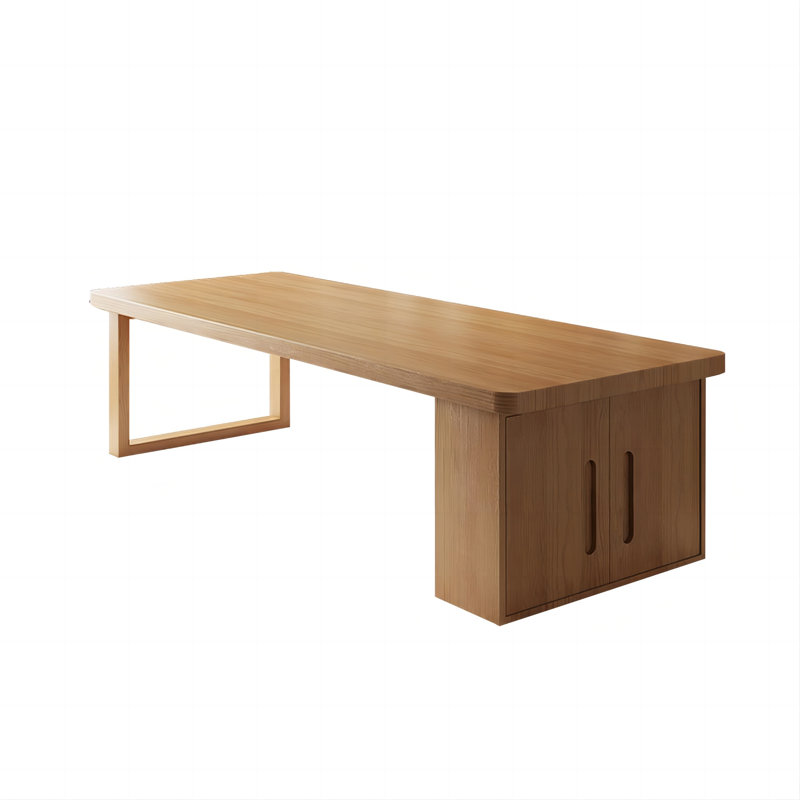 Bureau de direction rectangulaire avec armoire Rochelly, H 29,53 po x l 78,74 po x P 31,5 po