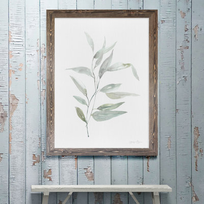 « ethereal eucalyptus ii »-impression du cadre sur verre