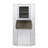 Bailee 2-Door Corner Cabinet, Aluminum