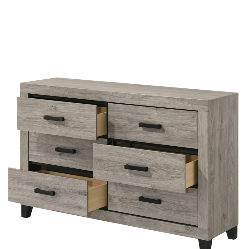 Commode à finition gris clair (commode)