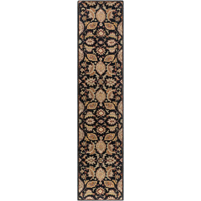 Oriental Handmade Tufted Wool Black/Camel/Beige/Brown Area Rug