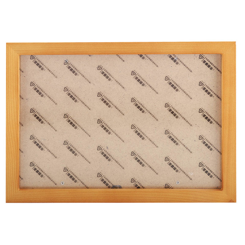 Cadre photo en bois A3, affiche, décoration de table pour la maison (couleur bois)