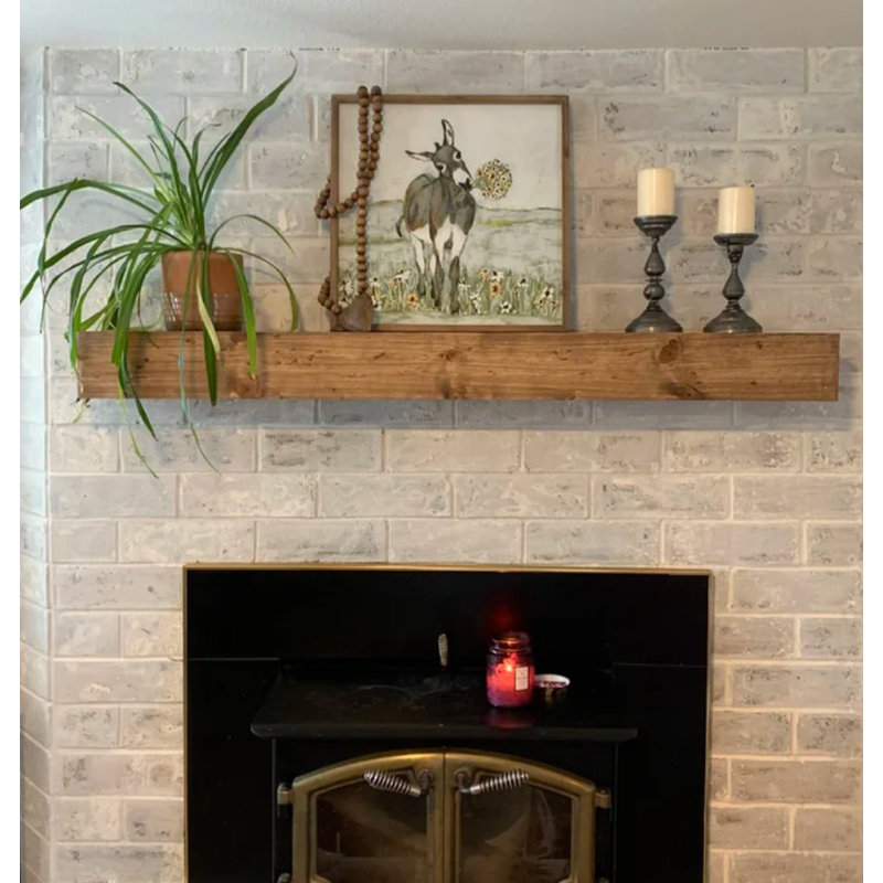 Manteau de cheminée Midwood Hand Ciselé rustique PRO Fireplace, Chêne rustique, 60 po