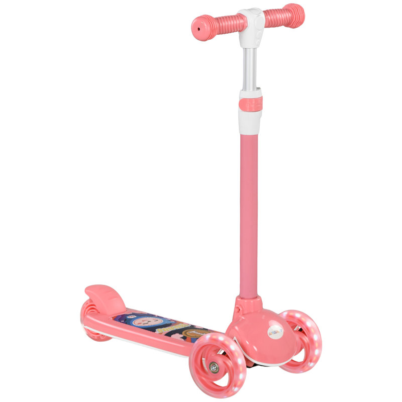 HOMCOM Scooter, Pink