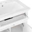 Meuble-lavabo 24 po avec lavabo, meuble-lavabo avec un tiroir rabattable et deux tiroirs, tablette réglable, bois massif et panneau de fibres à densité moyenne-9294085