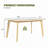 Rectangular Dining Table for 6 Person-467841778