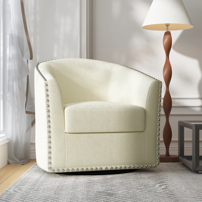 Yamber 77.2 Cm Wide Swivel Barrel Chair
