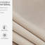 Auvent de terrasse beige escamotable 8 pi x 7 pi - Pare-soleil manuel pour terrasse, réglable sur supérieur et résistant à la chaleur, sur mesure