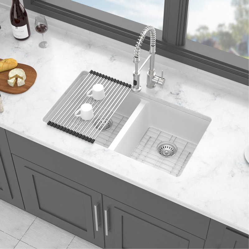 Premium Quartz Composite Kitchen Sink With Advanced Features For A Clean And Durable Kitchen