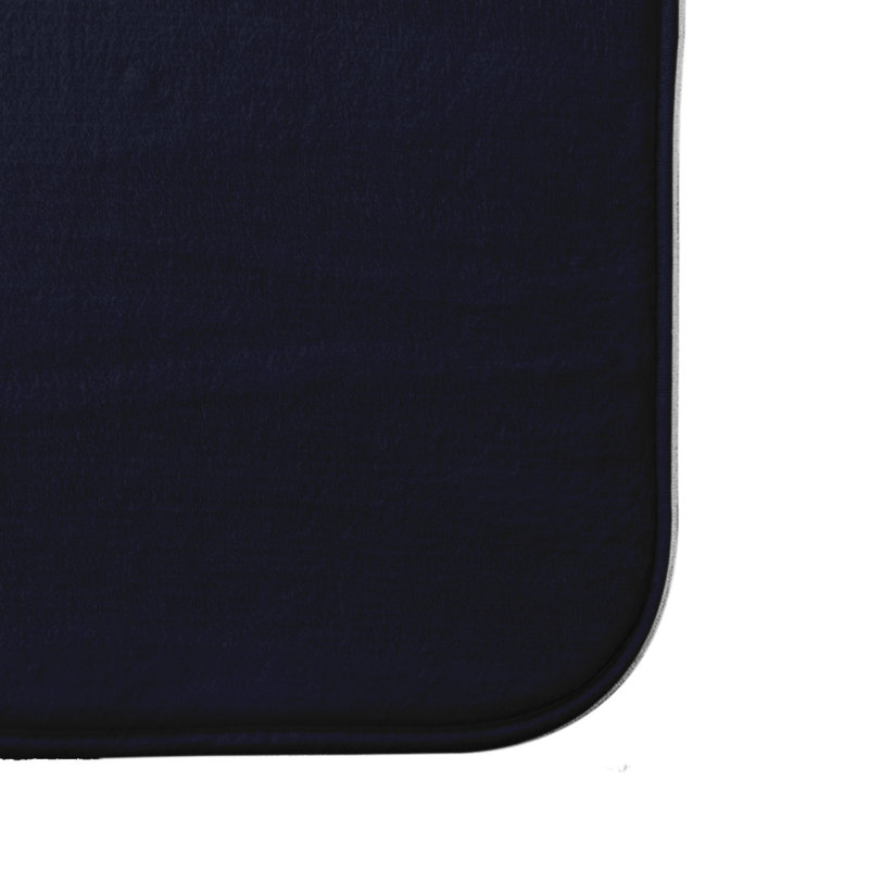 Tapis de bain Juliet, l 24 po x L 17 po, Bleu marine