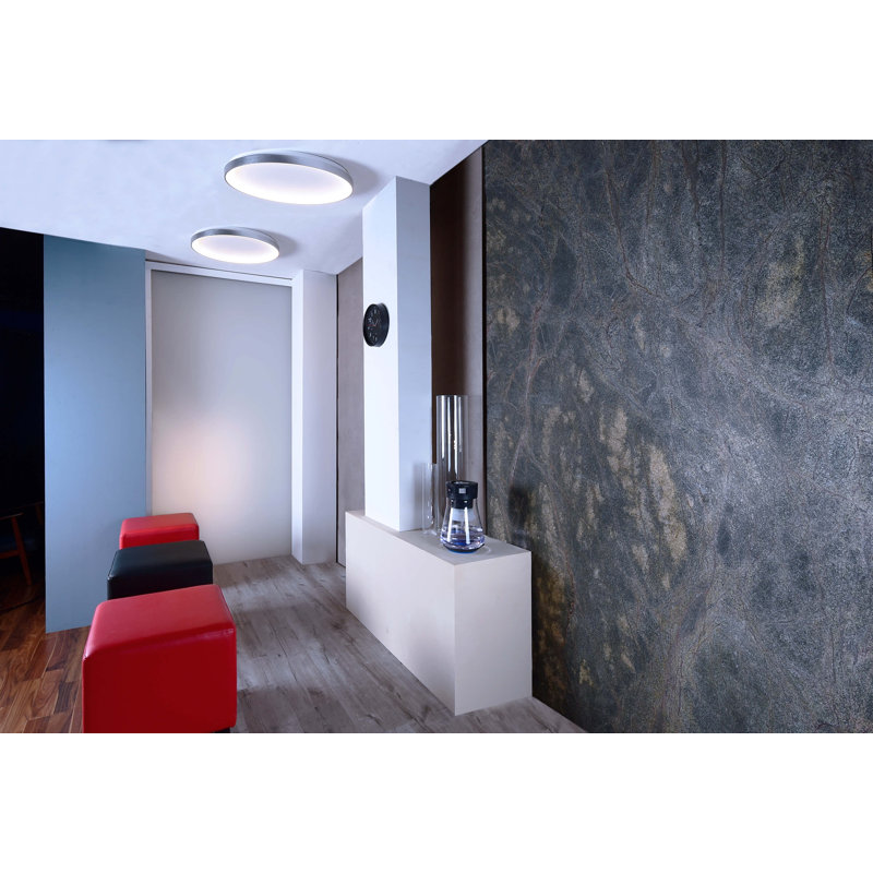 Mirach LED Flush Mount, Silver-colored
