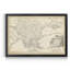 Carte de la Hongrie et de Turquie-impression d’art graphique sur toile encadrée-629580515-629580519