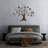 Hand-Painted Decorative Metal Wall Accessory, 12.6 x 35.4 x 1.6 Inches | 100% Metal, Unique Design & Texture | Lightweight at 4.3 lbs | Perfect for Home Décor, Living Room, and Office Spaces, Eye-Catching Art Piece