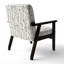 Chaise rembourrée florale - Fauteuil noir Meadowline ivoire-147599312