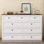 Commode lit escamotable en pin massif avec station de charge et grand tiroir de rangement pour bureau à domicile ou petite pièce-1160822647