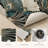 Tropical Leaf Non-Slip Washable Kitchen Mats