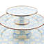 Sky Check Mini Pedestal Platter