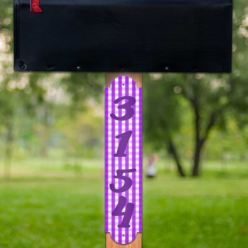 Rectangle Reflective, Purple, Yes