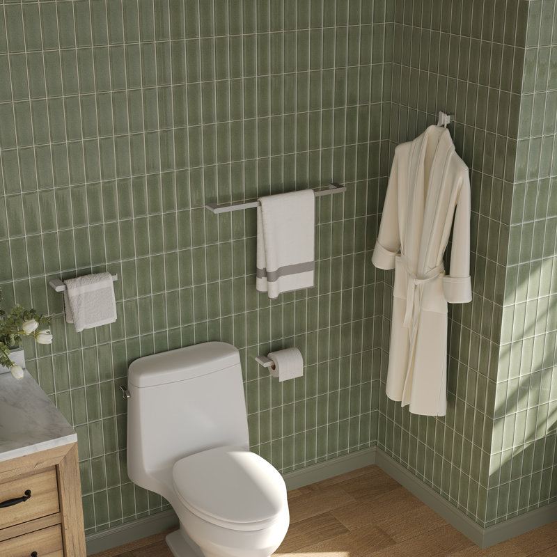 4 - Piece Bathroom Hardware Set, Brushed Nickel