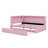 Platform Bed With USB Ports And LED Belt, Upholstered Bed Frame With Trundle, No Box Spring Needed-1007919441-1007919446