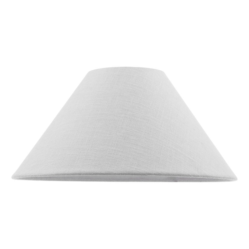 Linen Novelty Lamp Shade ( Screw On ) in Ivory, 19 H x 44 W x 44 D cm