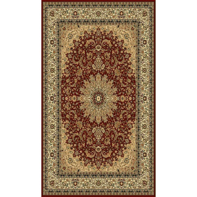 Aaronarthur Oriental Area Rug in Burgundy
