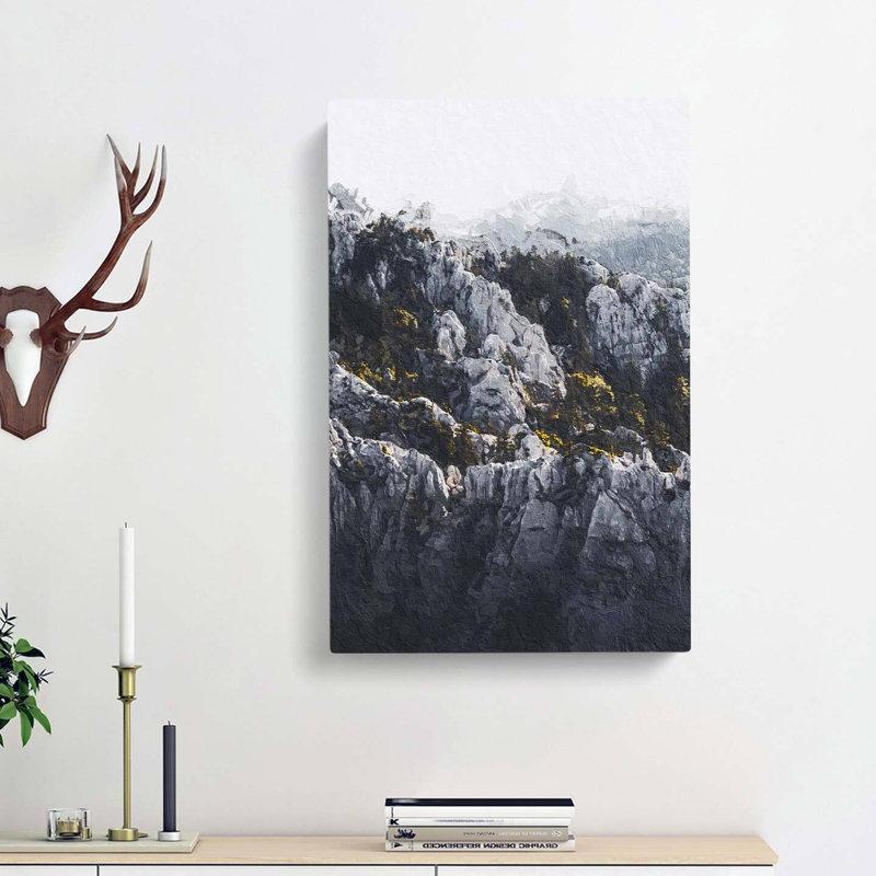 Mountains in Croatia - Wrapped Canvas, 76cm H x 50cm W x 3cm D