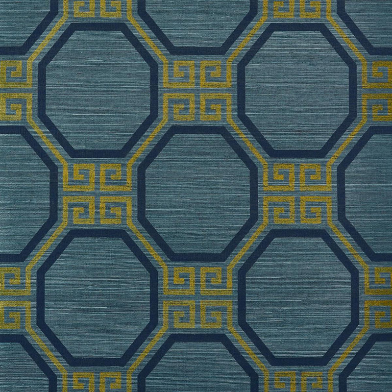 Papier peint Octavia Sisal, Paon