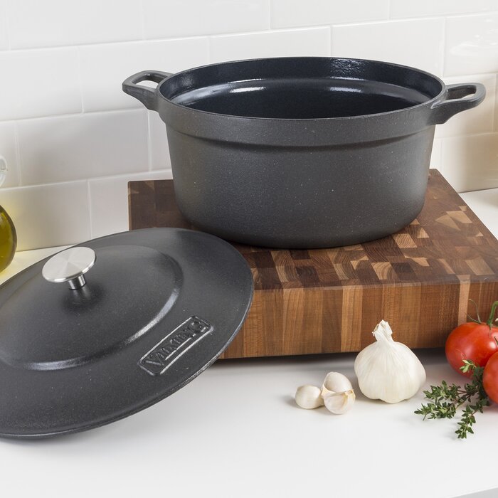 Viking Cast Iron Dutch Oven, Charcoal & Reviews | Wayfair