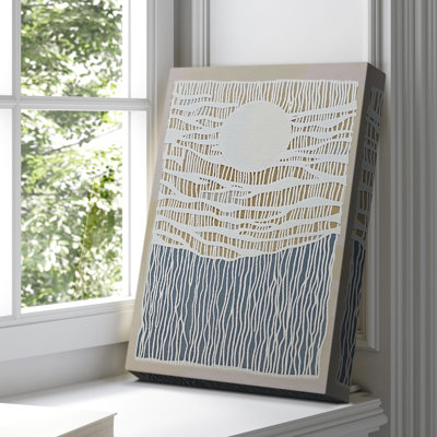 Toile tendue avec châssis abstrait CDXCII