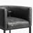 Pu Leather Counter Stool Barrel Counter Height Stools-1675958871