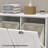Tilted Laundry Sorting Cabinet