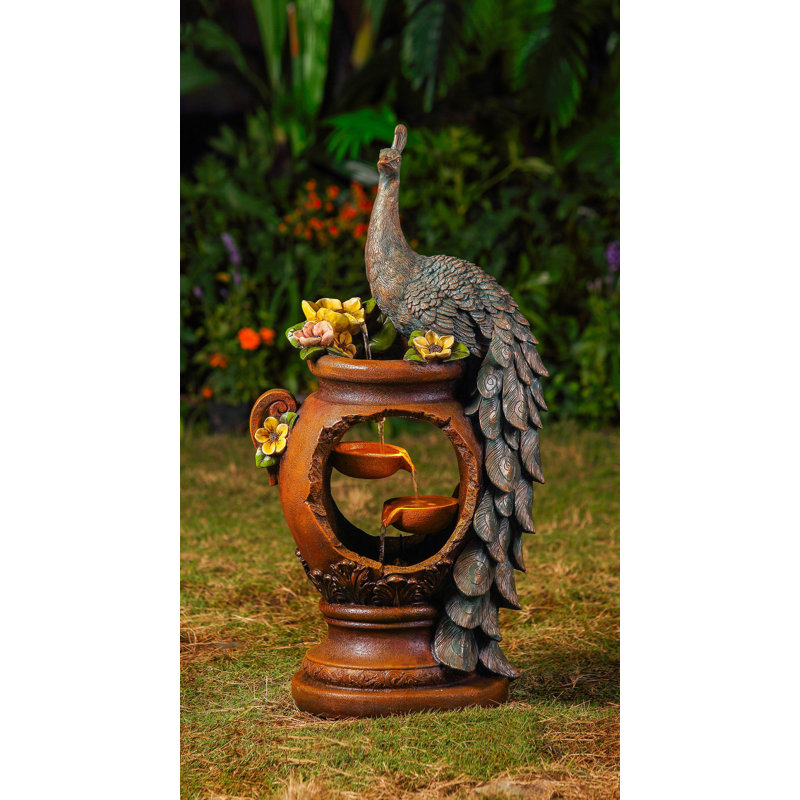 Fontaine en résine avec lumière DEL choccolocco