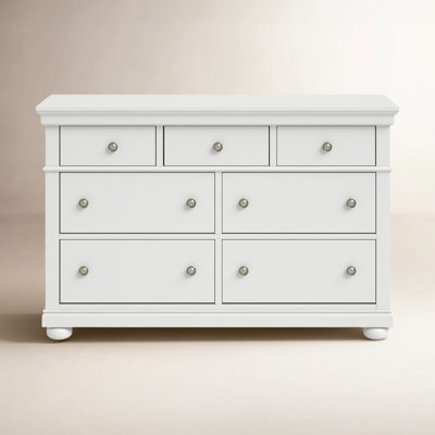 Canterbury 7 Drawer 54" W Solid Wood Dresser by LC Kids